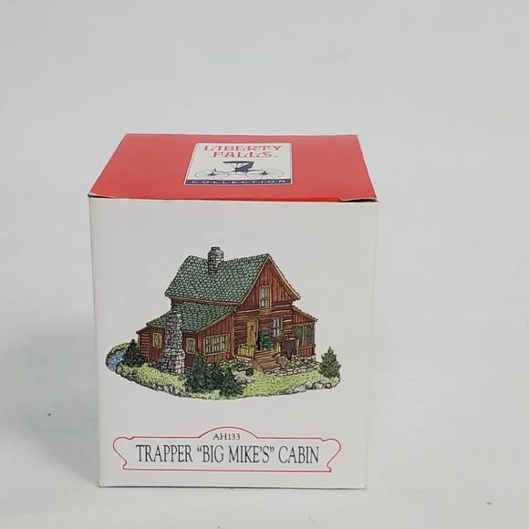 Liberty Falls Trapper “Big Mike’s” Cabin AH133 Figurine w/ Box - Picture 3 of 3